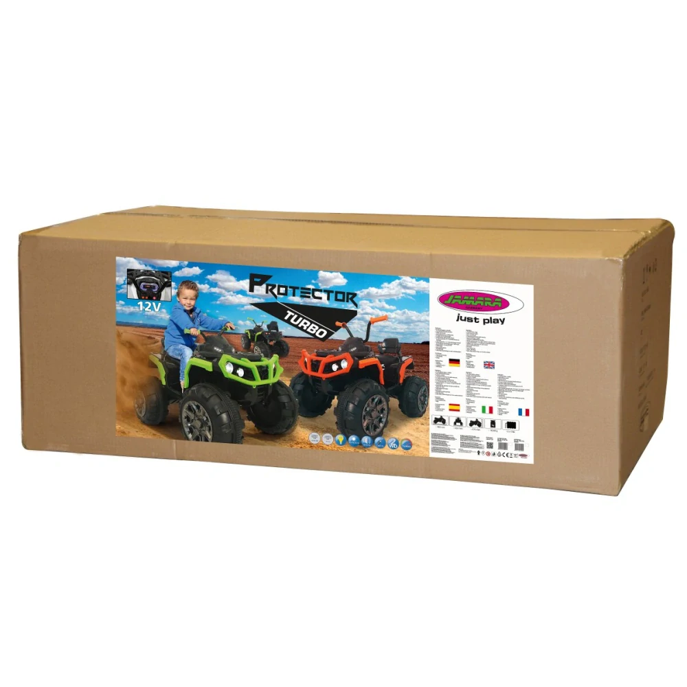 Ride-on Quad Protector oranžové 12V