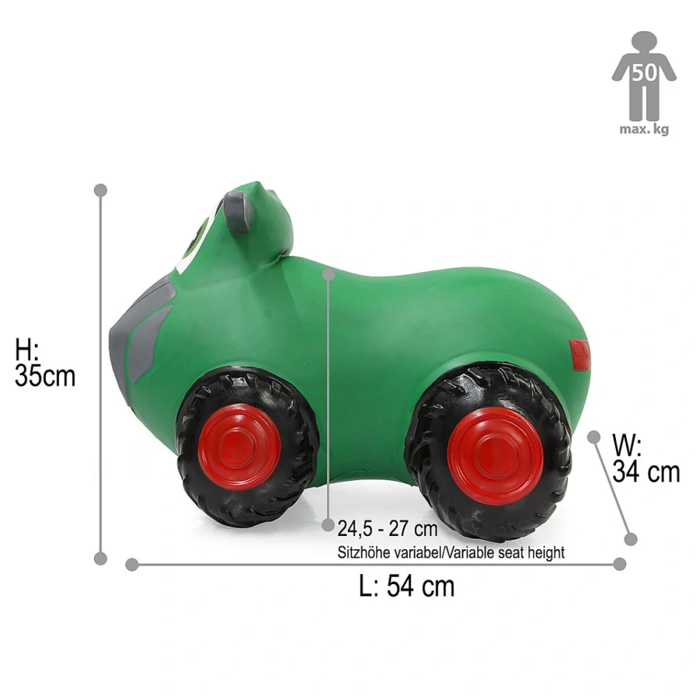 Hopsadlo traktor Fendt s pumpičkou