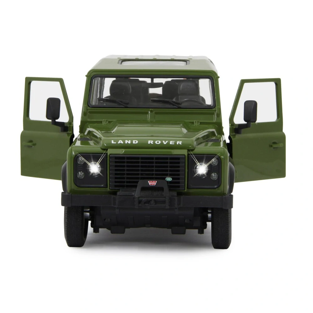 Land Rover Defender 1:14 zelené s manuálním otevíráním dveří