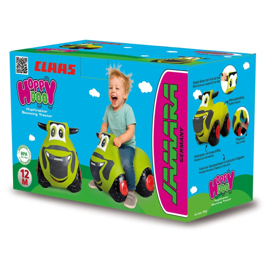 Hopsadlo traktor Claas s pumpičkou