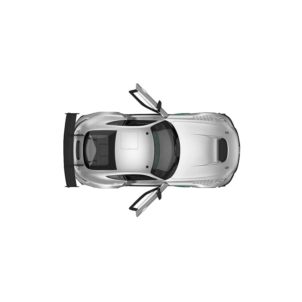 Jamara Mercedes-AMG GT2 1:14 stříbrné 2,4GHz s manuálním otevíráním dveří