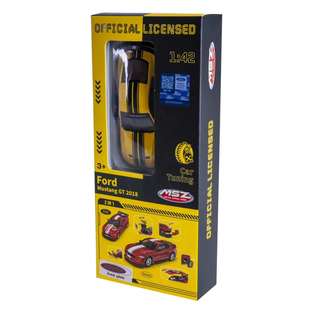 Jamara Ford Mustang GT Diecast 1:42 žluté 2v1
