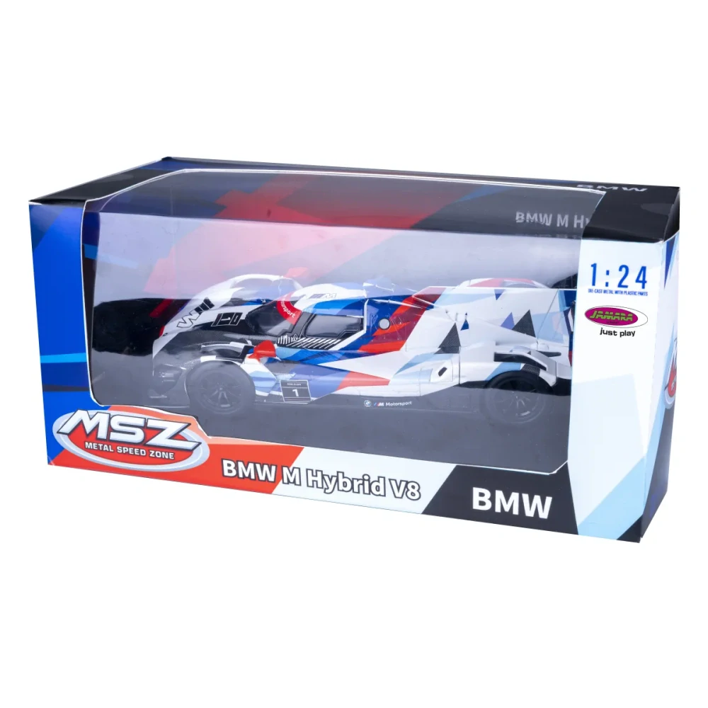 BMW M Hybrid V8 Diecast 1:24 modré včetně baterií