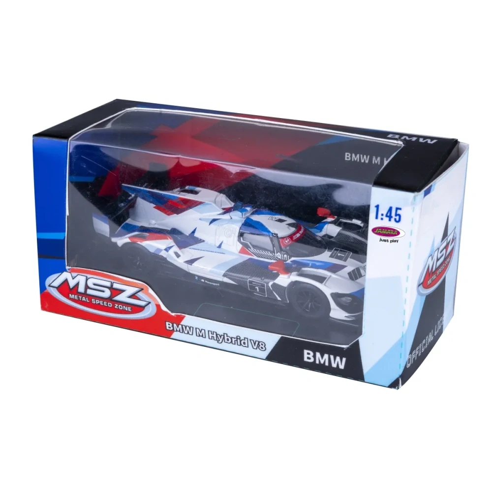 BMW M Hybrid V8 Diecast 1:45 bílé