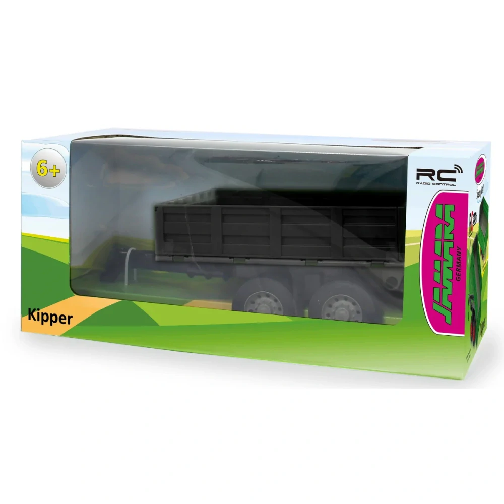 Přívěs sklápěcí černý pro RC Traktory 1:16