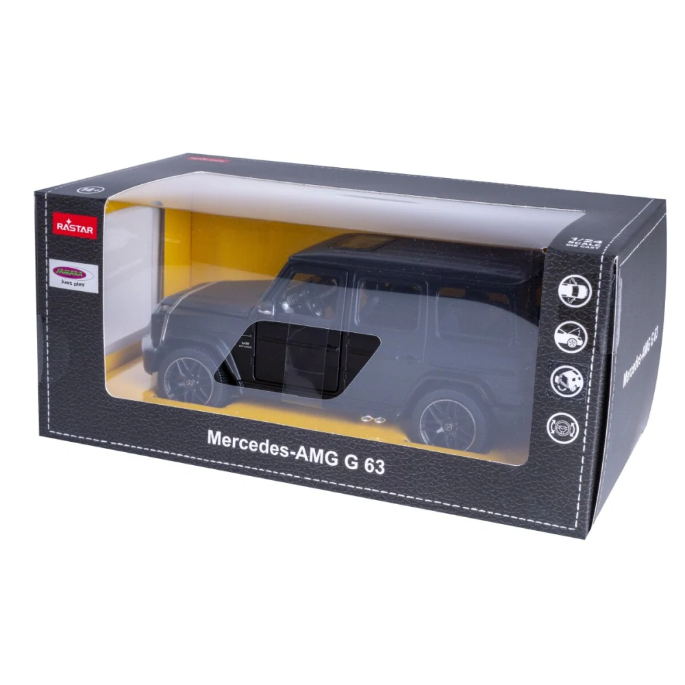 Mercedes-AMG G 63 Diecast 1:24 černé s manuálním otevíráním dveří