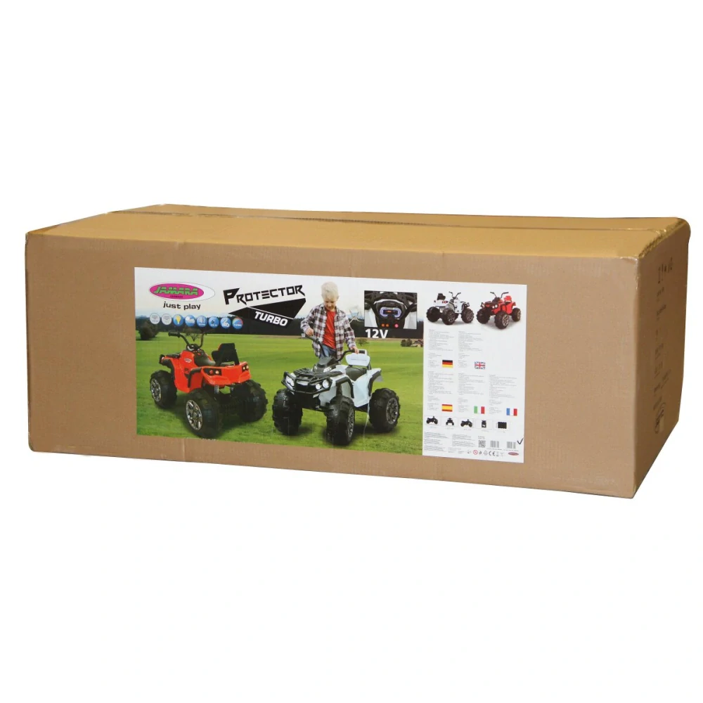 Ride-on Quad Protector červené 12V