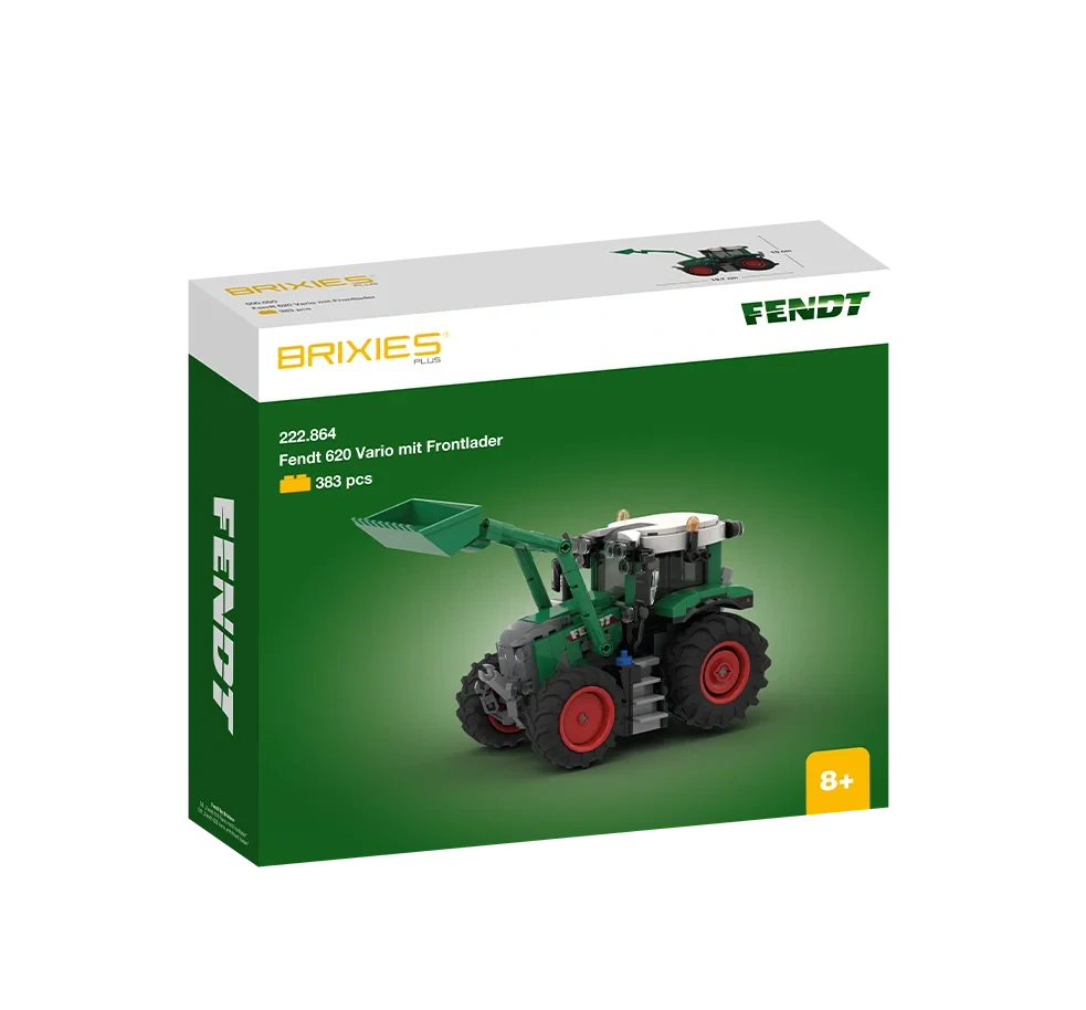 Brixies Plus Fendt 620 Vario traktor s čelním nakladačem stavebnice