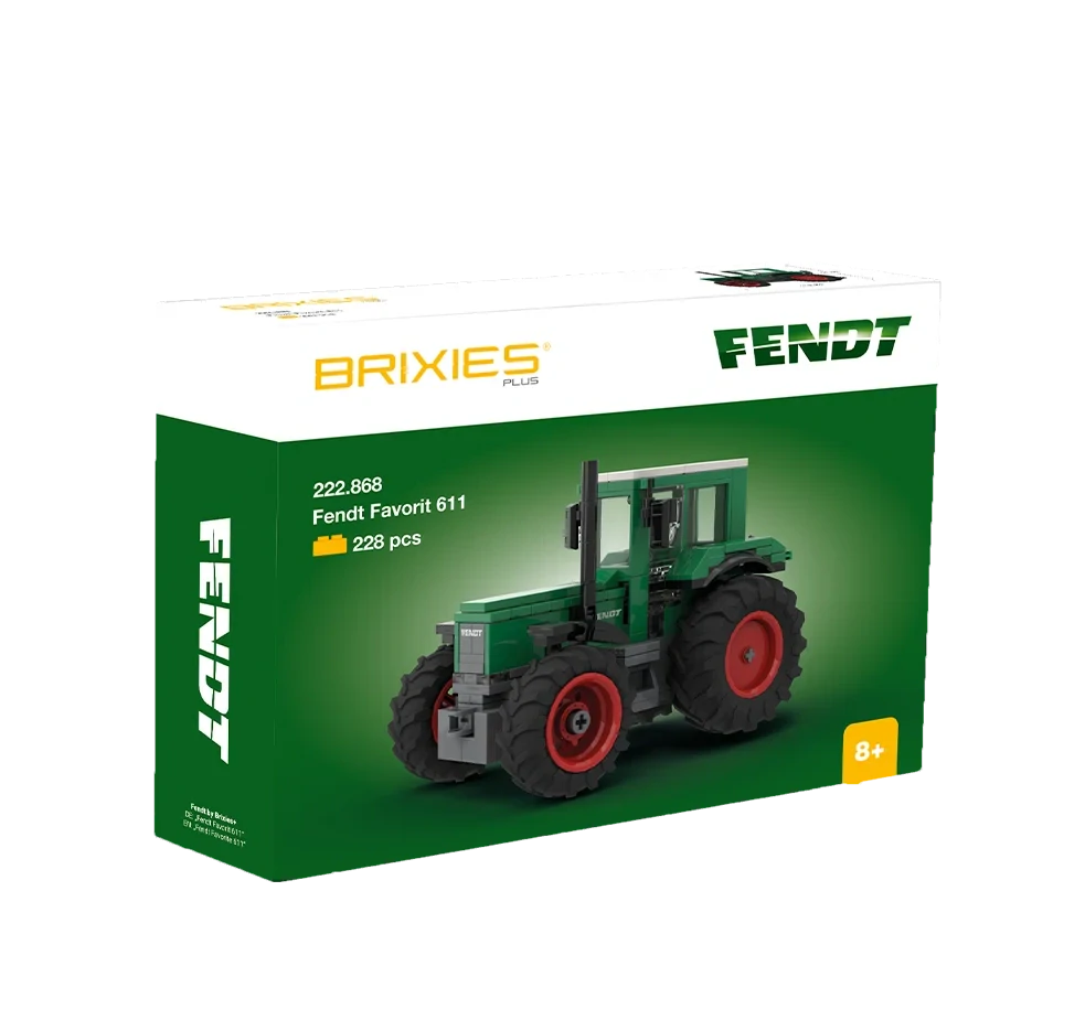 Brixies Plus Fendt Favorit 611 traktor stavebnice