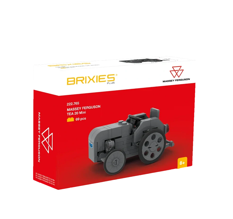 Brixies Plus Massey Ferguson TEA 20 mini 1:32 traktor stavebnice